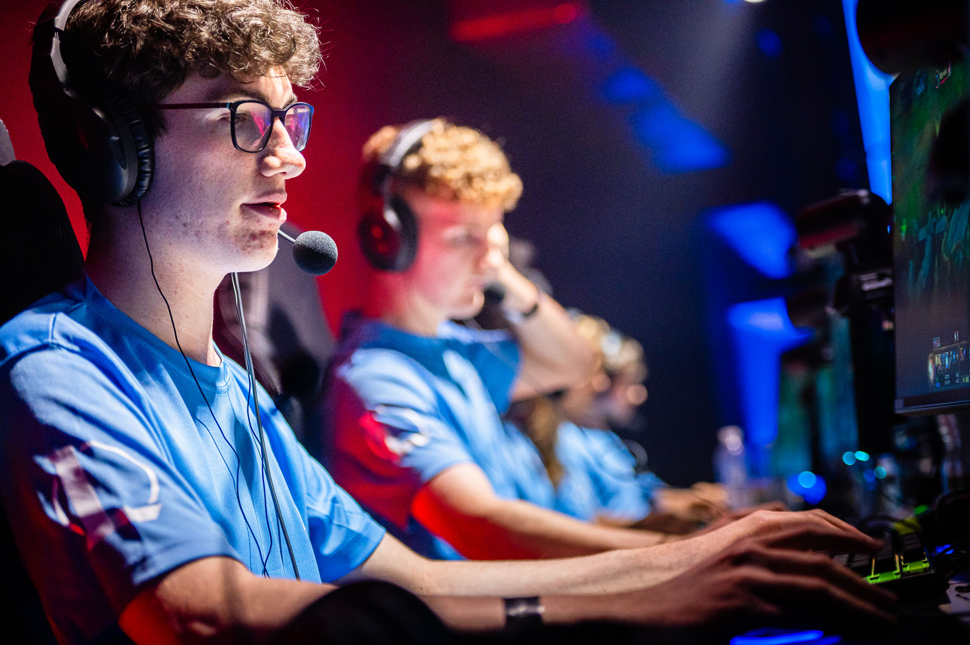 Student compete at the British Esports Student Champs 2023 LAN Finals