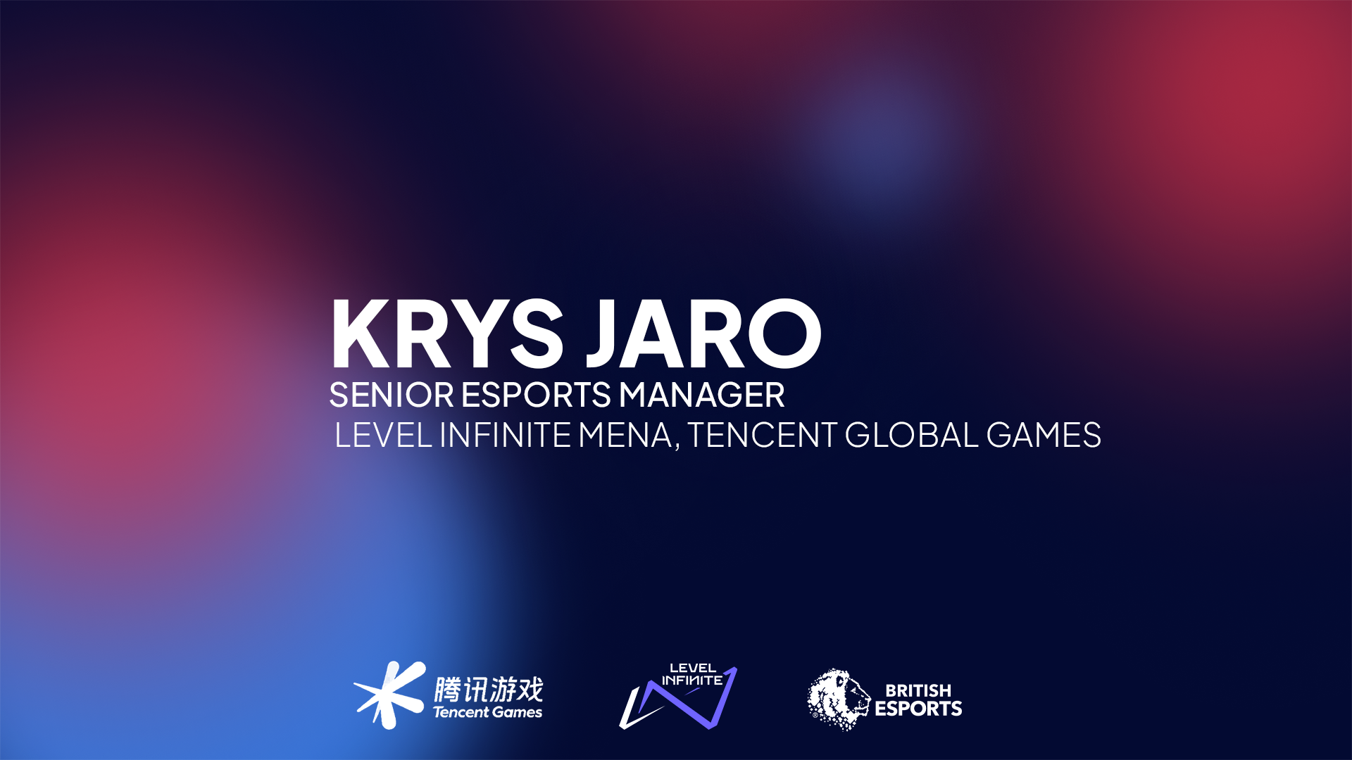 Tencent Games: Krys Jaro Navigating the Esports Landscape