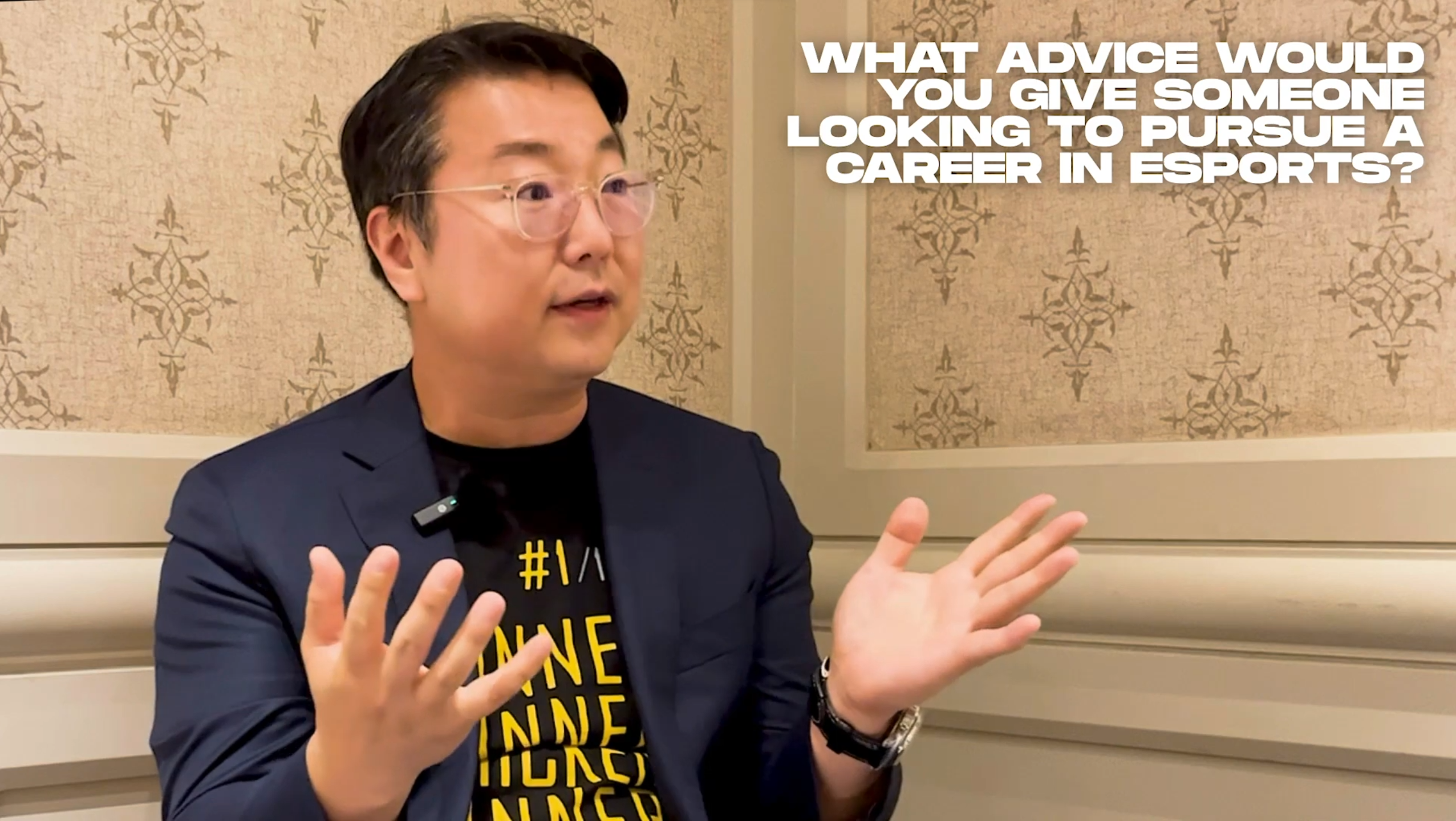 James Yang Tencent Giving Advice for a Career in Esports