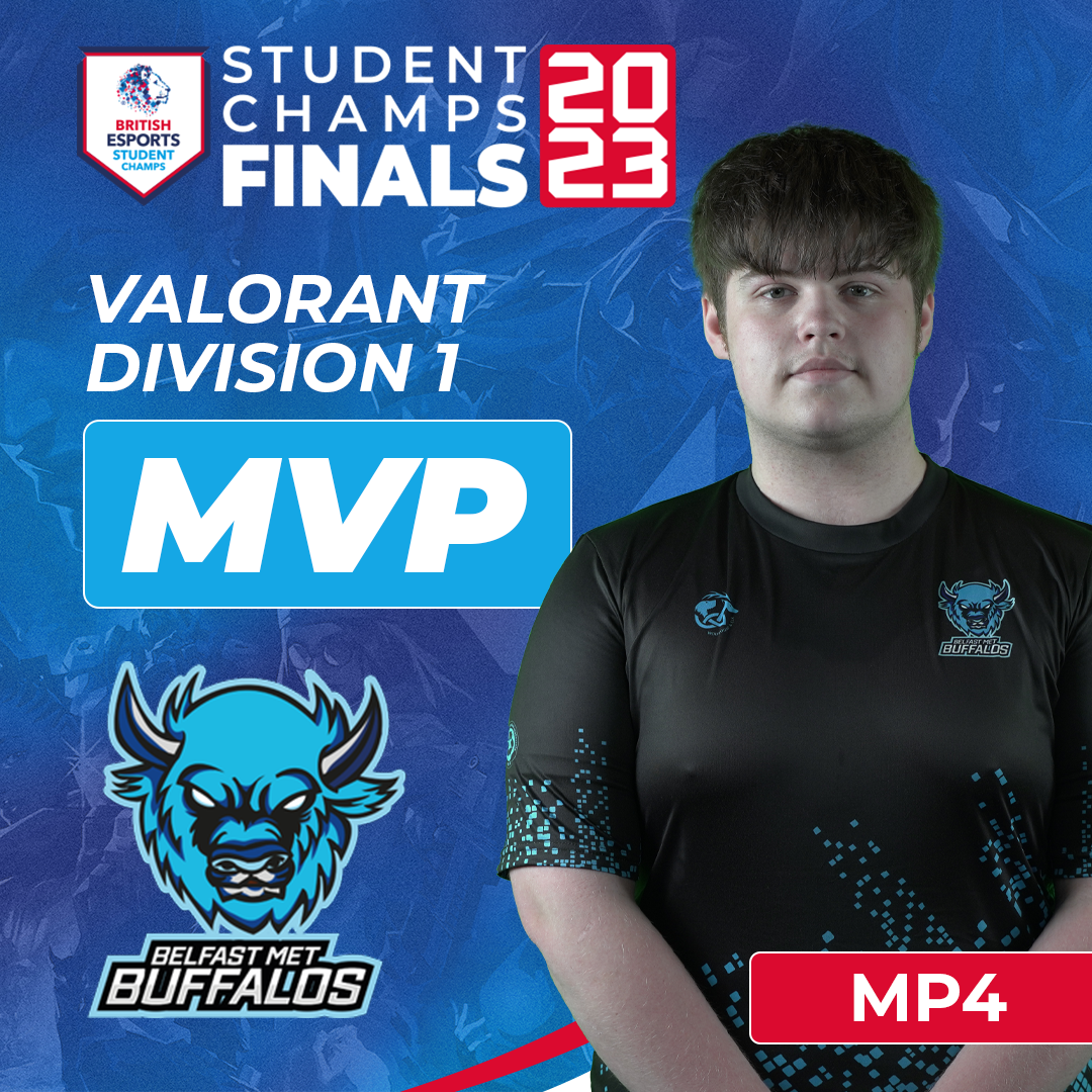 Student Champs Finals 2022/23 MP4 MVP Graphic