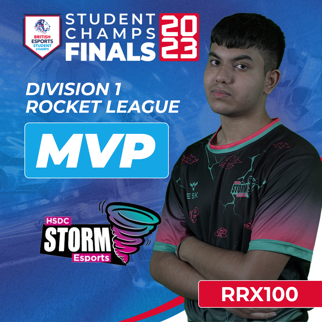Student Champs Finals 2022/23 RRX100 MVP Graphic
