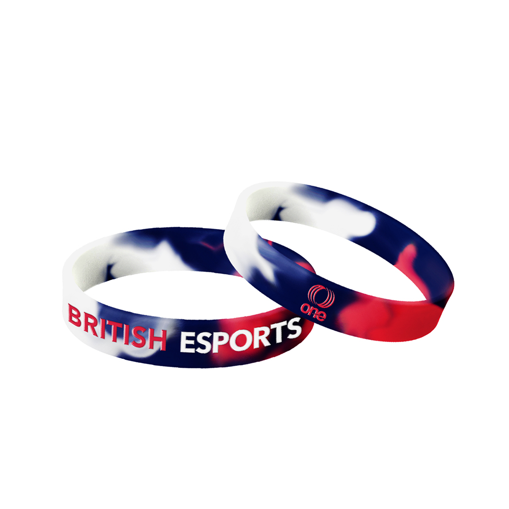 British Esports Wristband Marble Effect