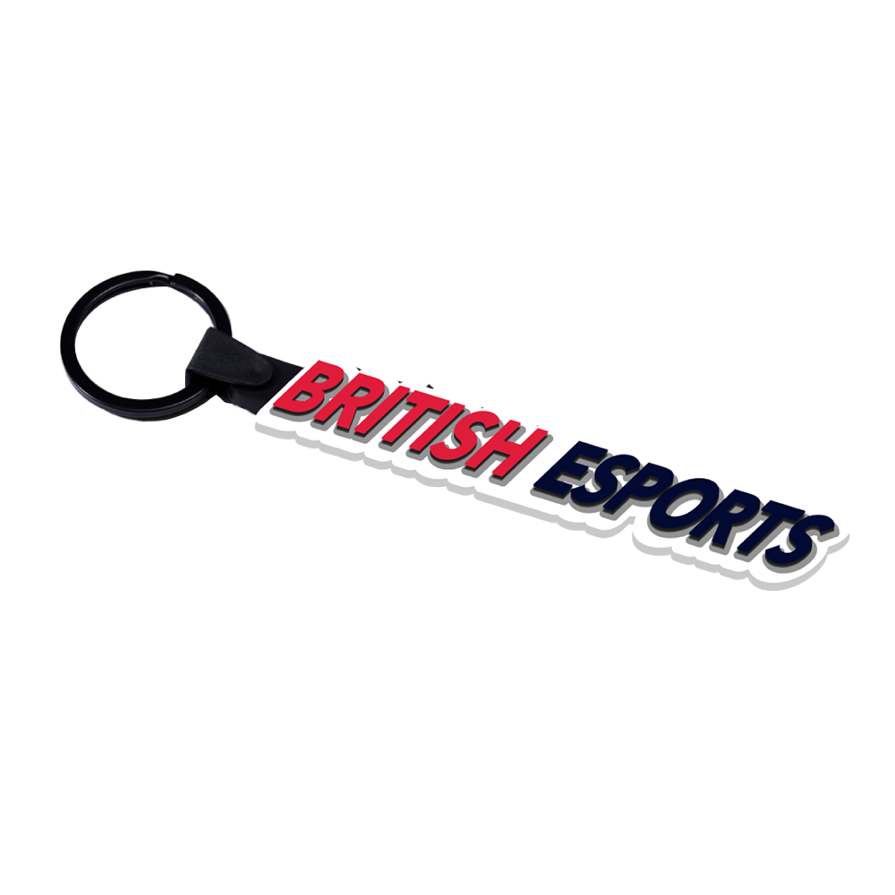 British Esports Federation Key Chain Rubber