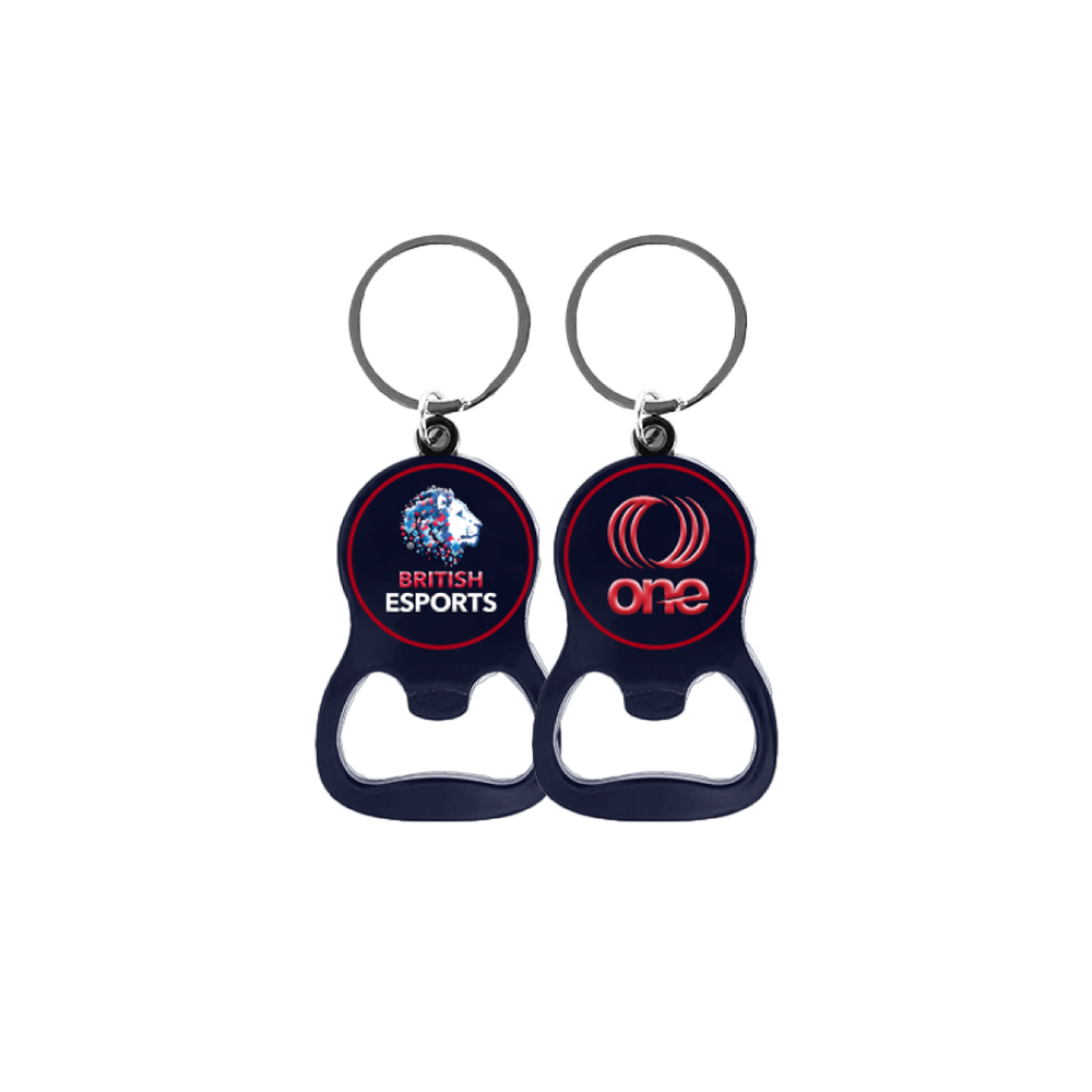 British Esports Federation Key Chain Stainless Steel