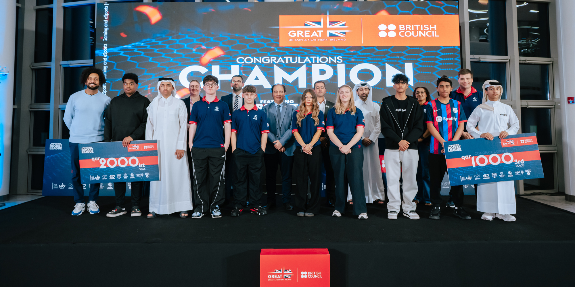 Exeter College represent UK as British Esports visits Qatar