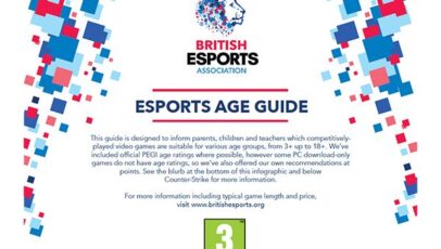 British Esports publishes esports age guide and list of benefits for parents and children article thumbnail