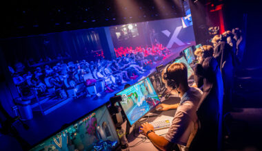 View from the stage at the British Esports Student Champs