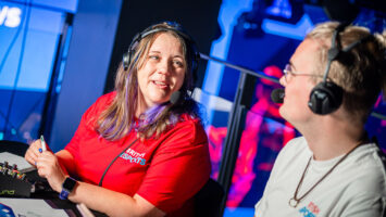 Commentating on the British Esports Student Champs LAN Finals 2023