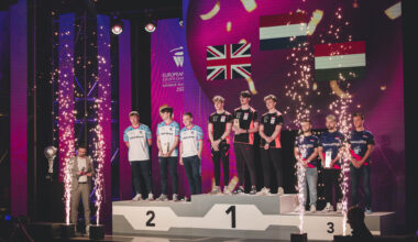 Great Britain on the podium at the European Esports Games Championships 2023