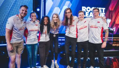 Esports England players at the Commonwealth Esports Championships 2022