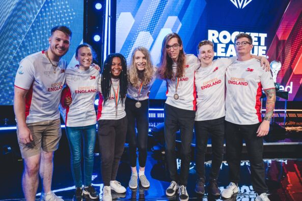 Esports England players at the Commonwealth Esports Championships 2022