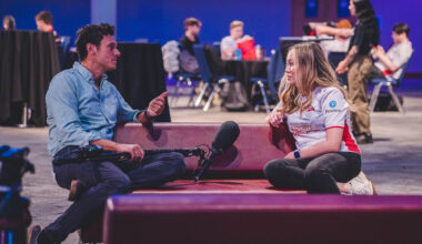 Esports England interviewd by BBC Sports at the Commonwealth Esports Championships 2022