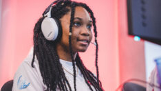 Alanis India Brown competing for Esports England at the Commonwealth Esports Championships 2022