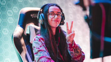 Competing at the Women in Esports Showmatch at Insomnia 69