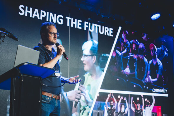 Tom Dore speaks at British Esports' Esports in Education Summit 2022