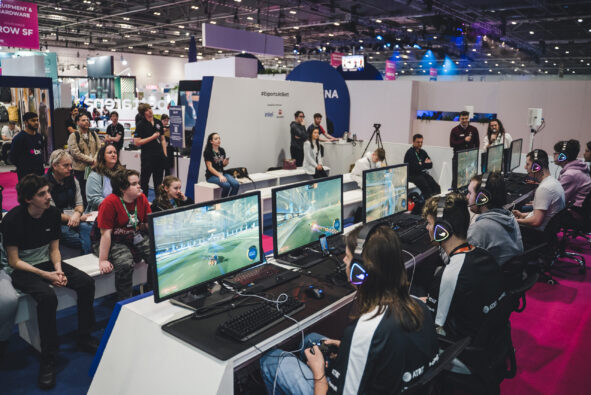 Esports Student and enthusiasts at Esports @ BETT in association with British Esports