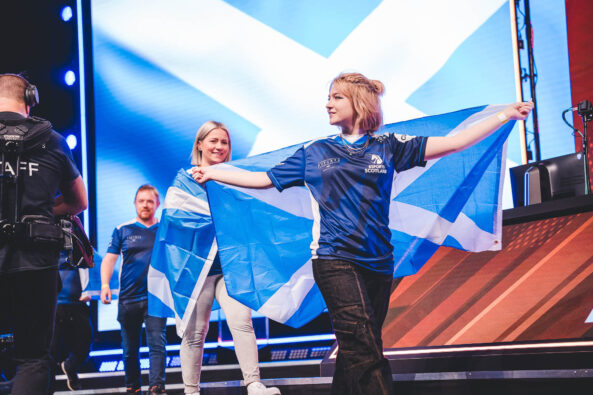 Esports Scotland on the main stage at the Commonwealth Esports Championships 2022