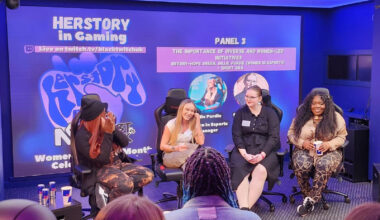Women in Esports talking at Black Twitch UK