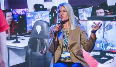 Laura Hall from Pearson discussing inclusion in education at the Esports in Education Summit