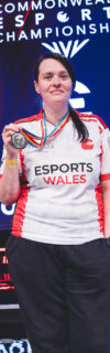Esports Wales celebrating a gold medal at the Commonwealth Esports Championships 2022