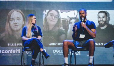 Billie Purdie at the Esports in Education Summit 2022