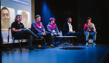 Alice Leaman leading a panel at the Esports in Education Summit 2023