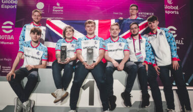 Great Britain competing at the European Esports Games Championships in Poland