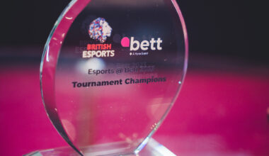 Trophies at Esports at Bett 2023