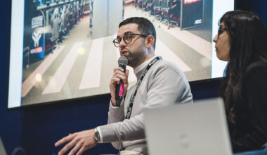 Kalam Nele and Shoubna-Naika Taylor at Esports at Bett 2022