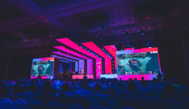 The stage at the Global Esports Games 2023