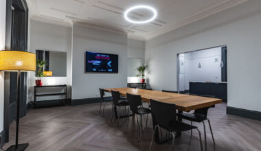 Dining options in the gaming houses at the National Esports Performance Campus