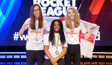 Esports England Celebrating at the Commonwealth Esports Championships