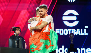 Esports Wales Celebrating at the Commonwealth Esports Championships