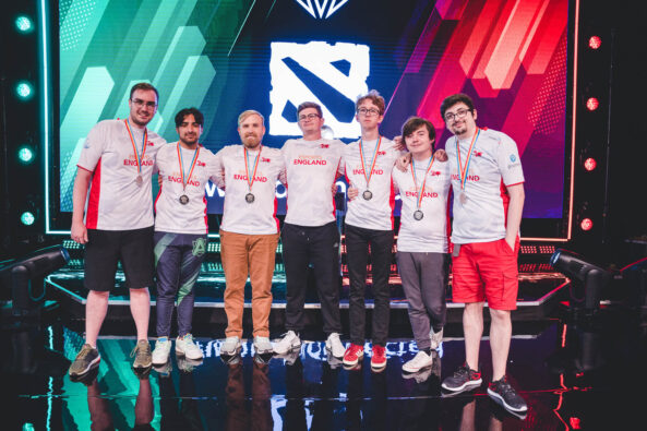 Medal Winning Esports England at the Commonwealth Esports Championships 2022