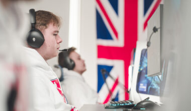Great Britain training for the European Esports Games Championships in Poland