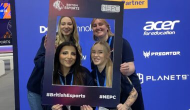 Women of British Esports attending Bett 2024