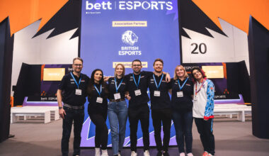 Team members of the British Esports Federation at Bett Show 2024