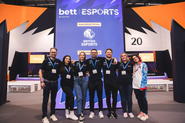 Team members of the British Esports Federation at Bett Show 2024
