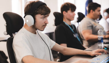 York College Visting the NEPC Playing on the Alienware PCs